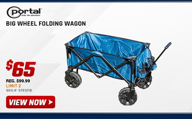 Portal Big Wheel Folding Wagon