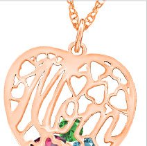 Mom Heart Necklace