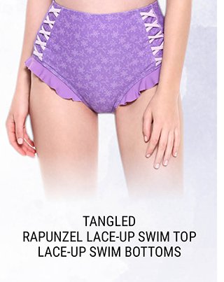 Rapunzel Lace Up Swim Bottoms
