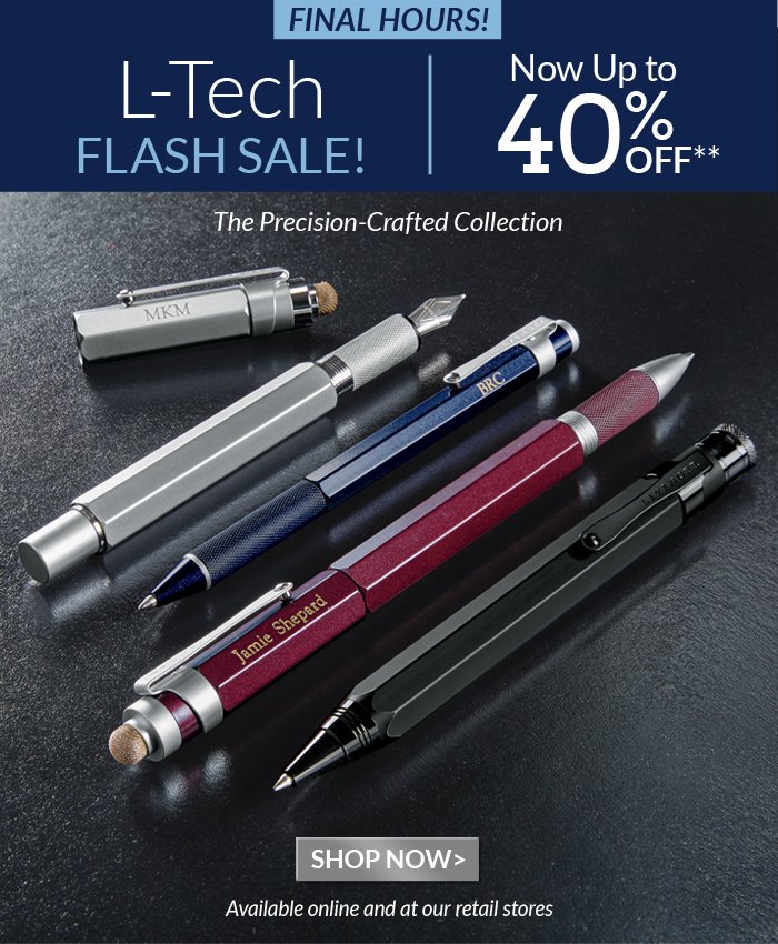 L-Tech Flash Sale - Now Up to 40% Off!