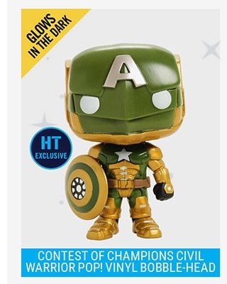 Contest of Champions Civil Warrior Pop! Vinyl Bobble-Head