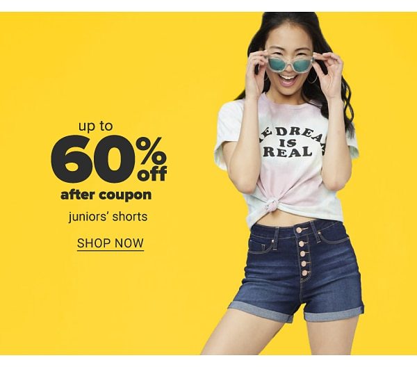 Up to 60% off after coupon juniors shorts. Shop Now.