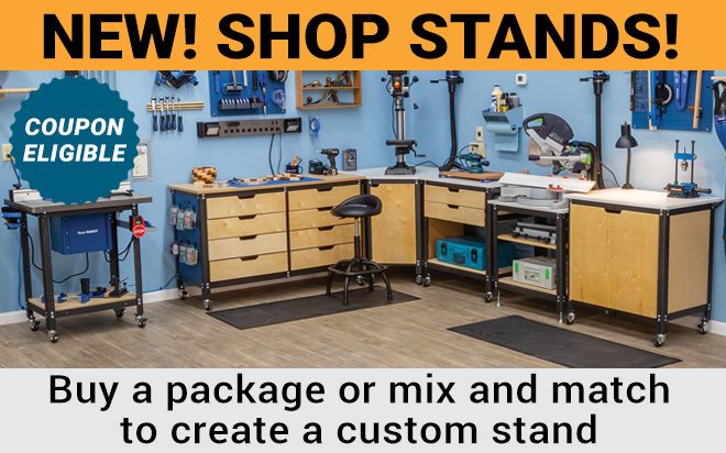 New Shop Stands! Coupon Eligible