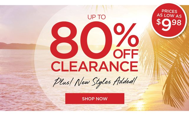 Up to 80% Off Clearance | Shop Now