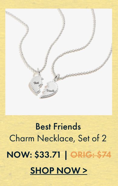 Best Friends Charm Necklace | Extra 25% Off