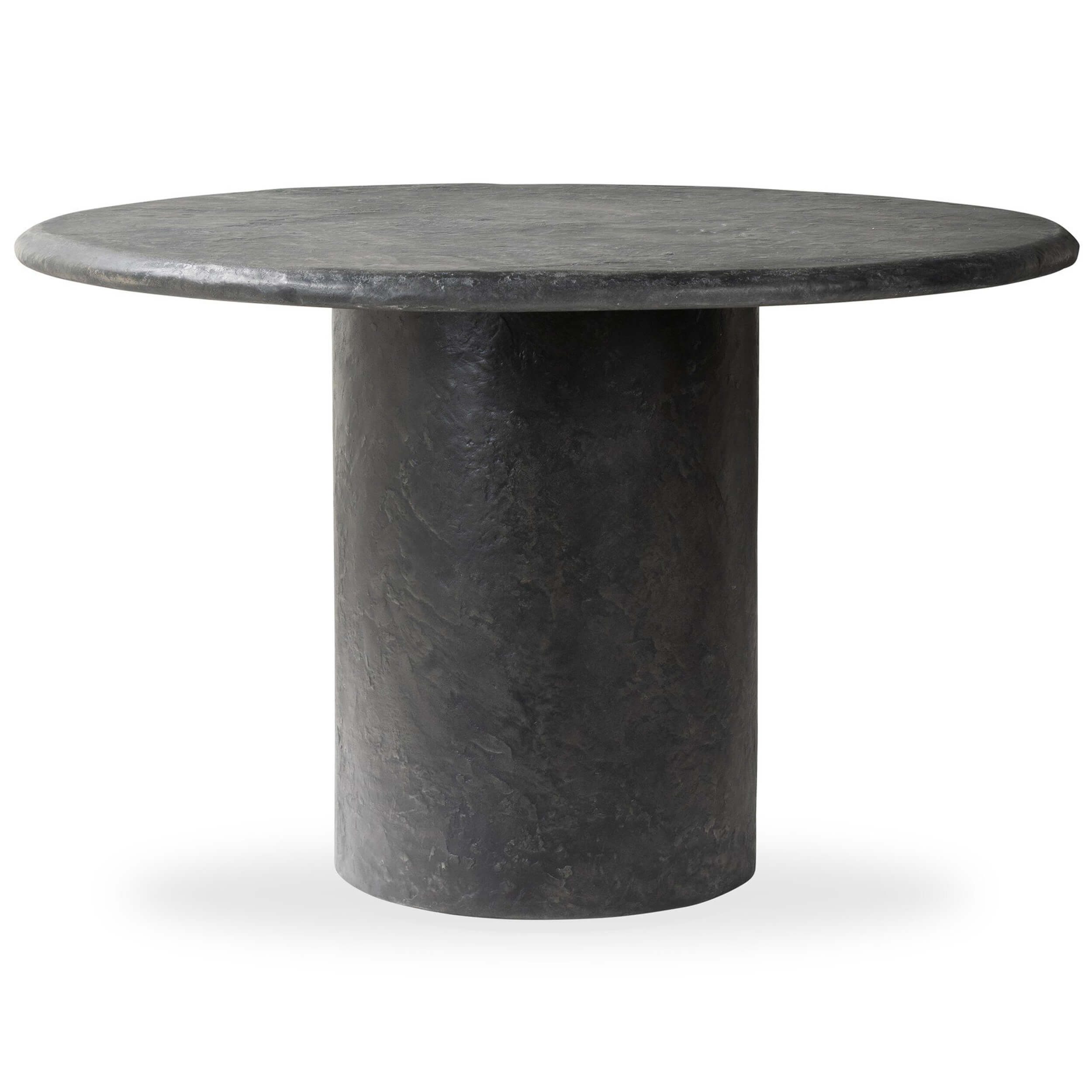 Image of Bonnie Dining Table, Textured Black