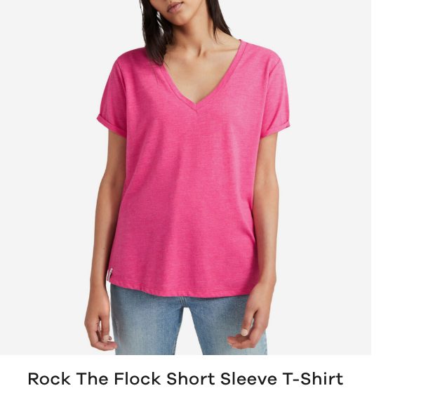 O'Neill Rock The Flock Womens Short Sleeve T-Shirt