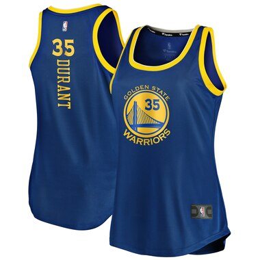 Fanatics Branded Kevin Durant Golden State Warriors Women's Royal Fast Break Tank Jersey - Icon Edition