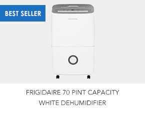 Shop Frigidaire 70 Pint Capacity White Dehumidifier