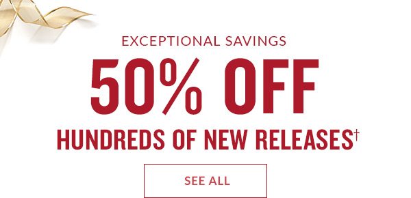 50 Off Hundreds Of New Releases Barnes Noble Email Archive