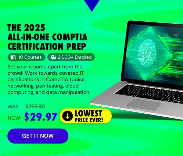 The 2024 All-in-One CompTIA Certification Prep Courses Bundle