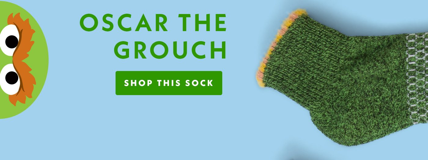 Oscar the Grouch | Shop this sock