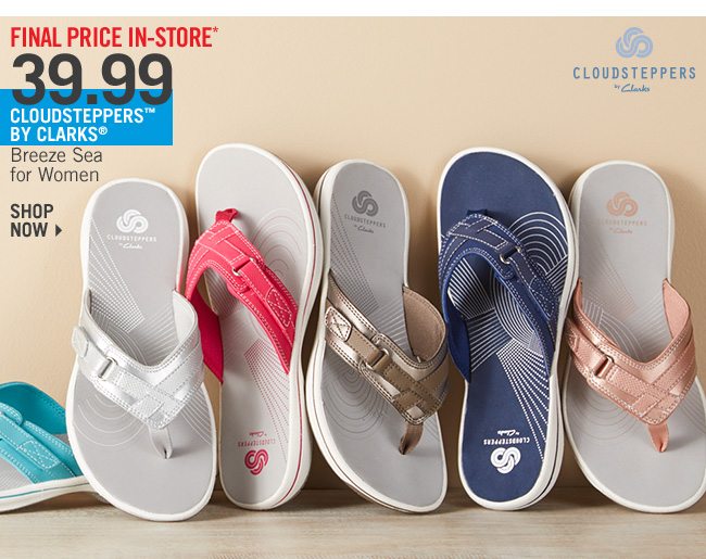 Final Price In-Store* 39.99 Cloudsteppers by Clarks Breeze Sea for Women