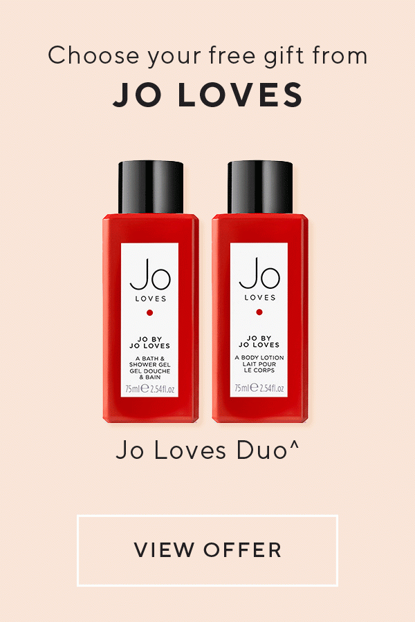 Choose your free gift from Jo Loves