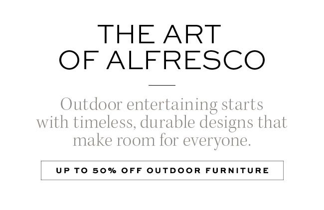 THE ART OF ALFRESCO