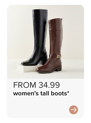 From 34.99 women's tall boots