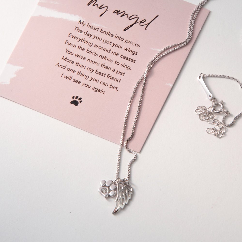 Image of Limited Edition My Angel Sterling Silver Necklace
