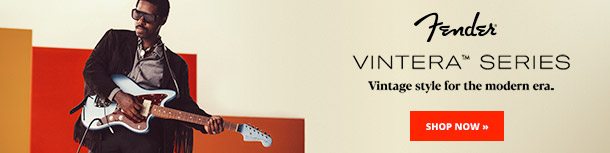 Fender Vintera Series Guitars and Basses