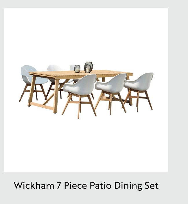 Wickham 7 Piece Patio Dining Set
