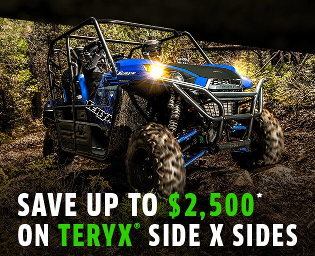 SAVE UP TO $2,500* ON TERYX® SIDE X SIDES