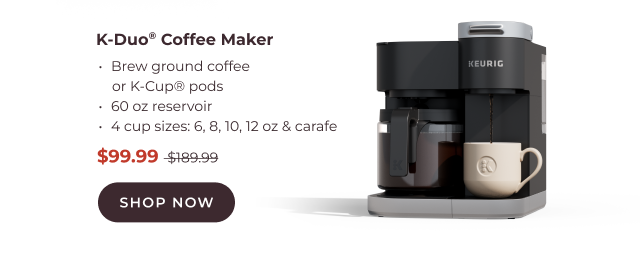 K-Duo® Coffee Maker