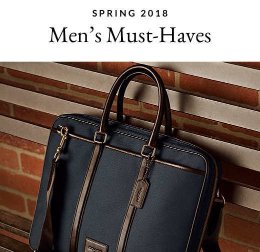 SPRING 2018 | Men's Must-Haves