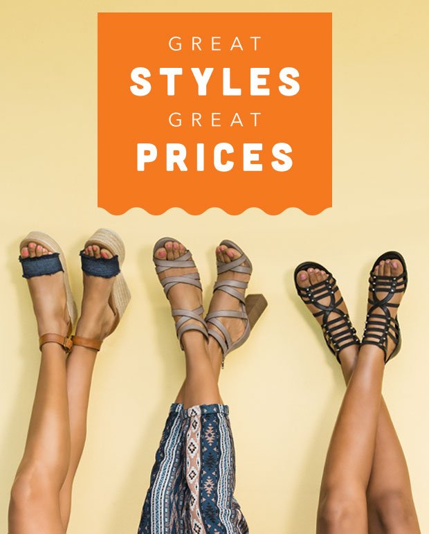 Great Styles, Great Prices