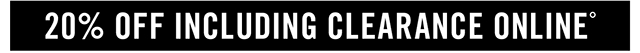 20% Off Including Clearance Online