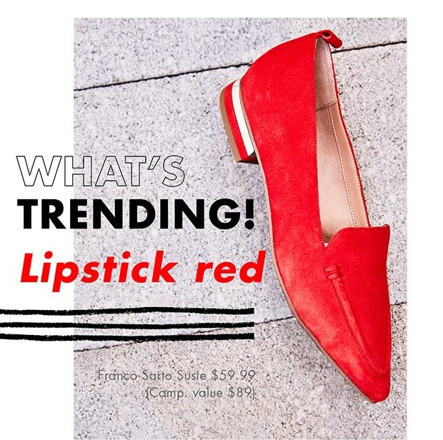 WHAT'S TRENDING! LIPSTICK RED