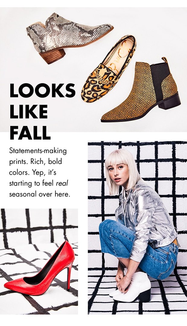 looks like fall.statements-making prints.rich, bold colors. yep, it's starting to feel real seasonal over here.