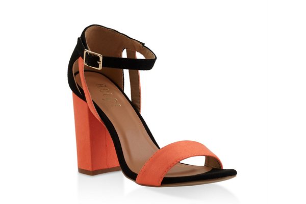 Block High Heel Sandals