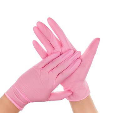 100Pcs / Pack Disposable Rubber Gloves
