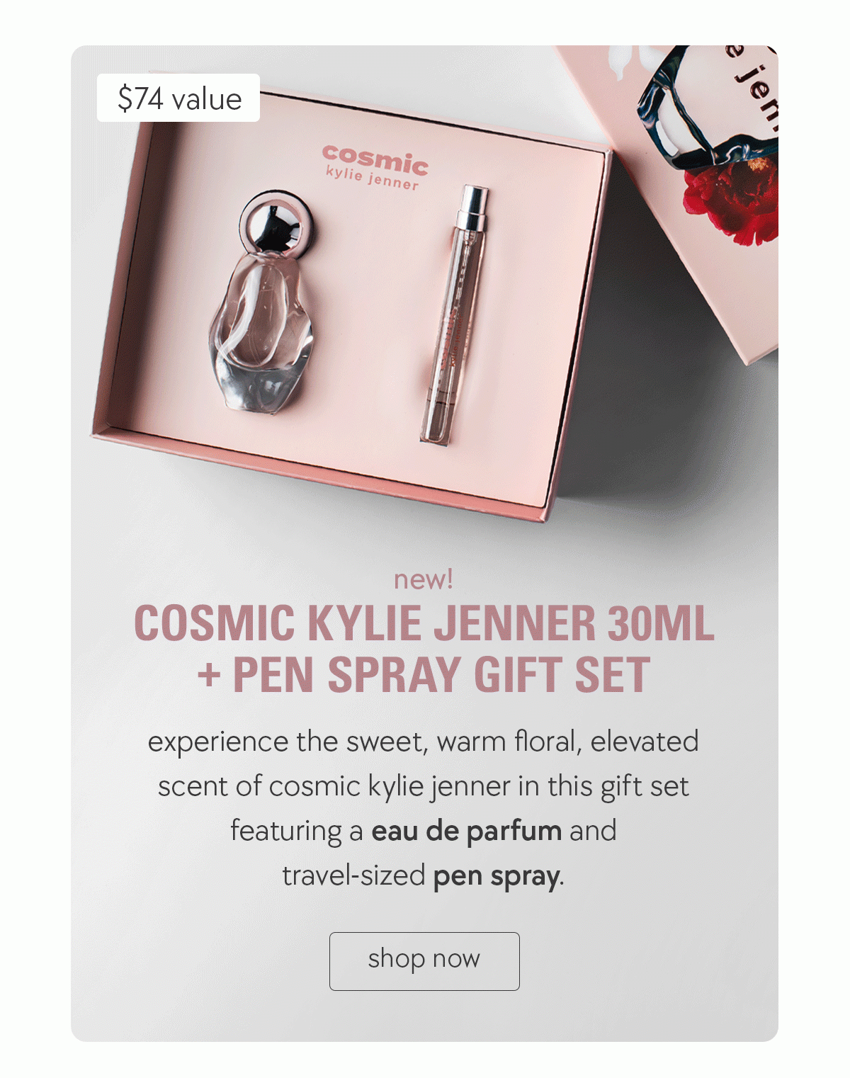 shop cosmic kylie jenner 30ml + pen spray gift set