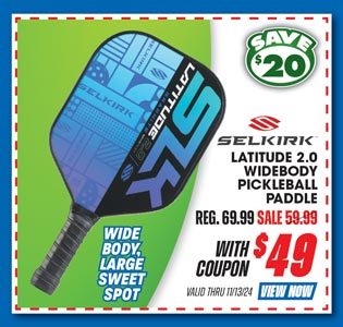 Selkirk Sport Latitude 2.0 Widebody Pickleball Paddle