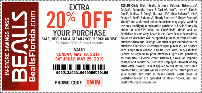 Extra 20% Off Your Purchase | Code SWIM | Get Coupon
