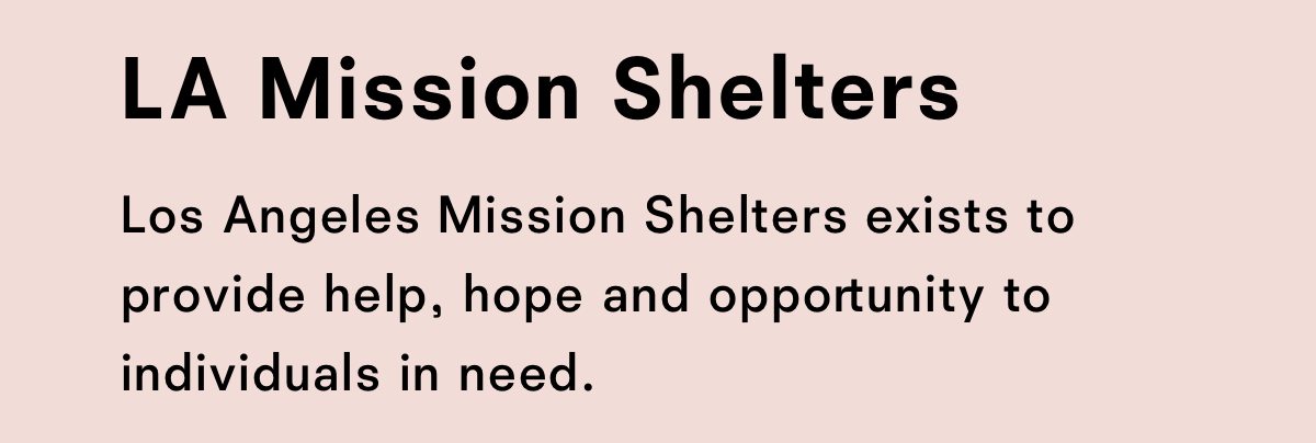 LA Mission Shelters