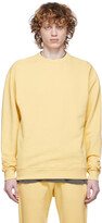 Yellow Oversize Crewneck Sweatshirt