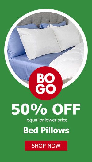 BOGO 50% OFF Bed Pillows