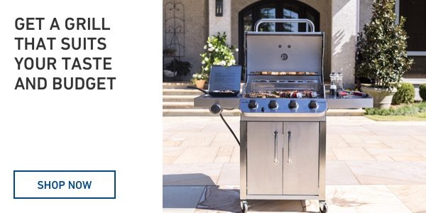 Get a grill that suits your taste and budget.