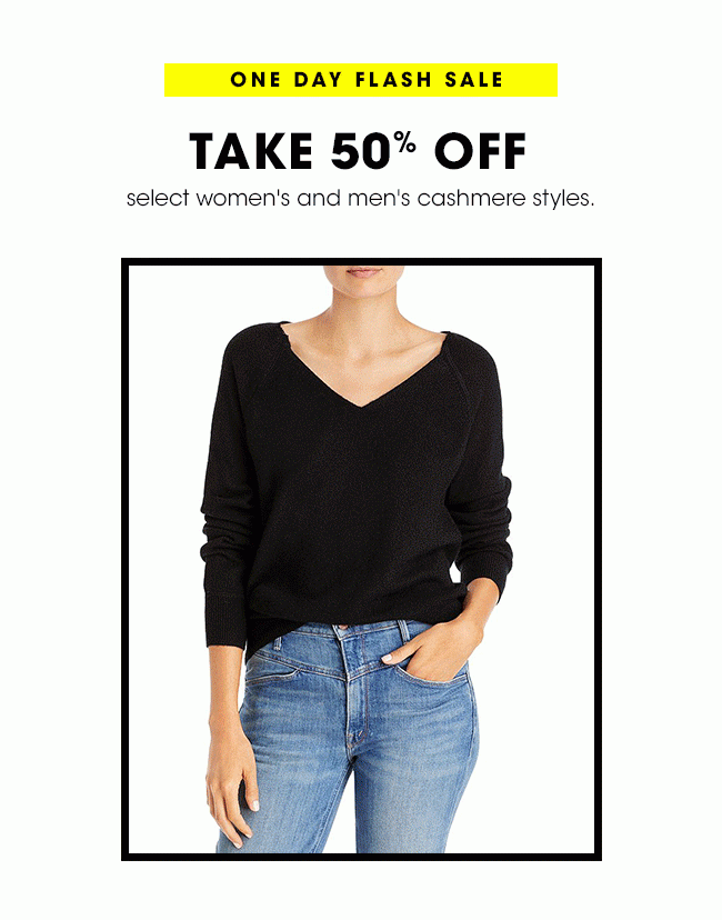 TAKE 50% OFF CASHMERE