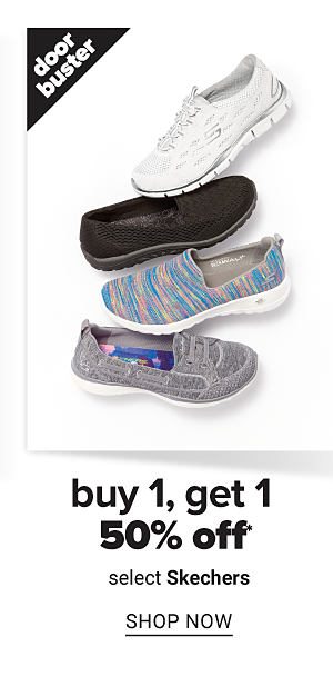 Buy 1, Get 1 50% off Select Skechers - Shop Now