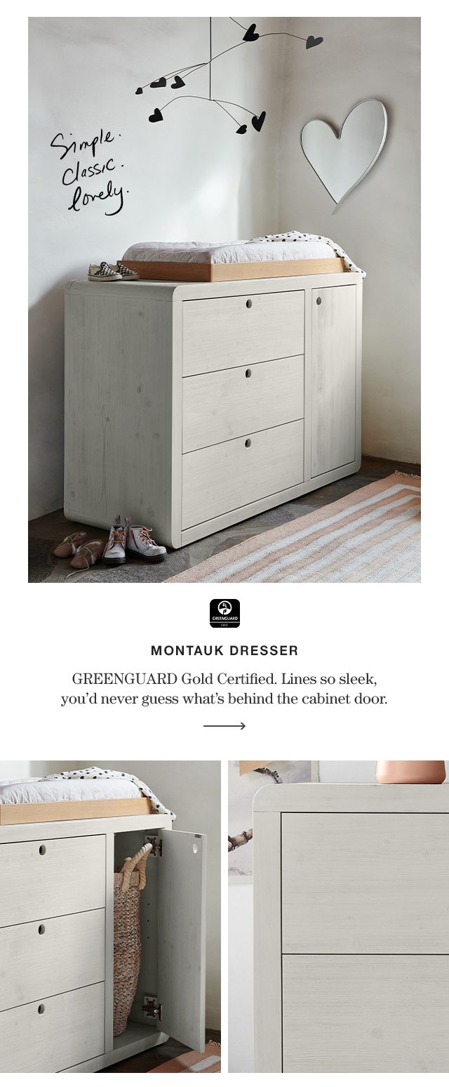 Montauk White Wood Dresser by Leanne Ford
