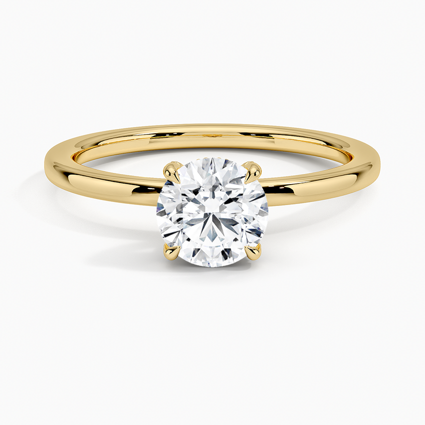 18K Yellow Gold Lumiere Diamond Ring