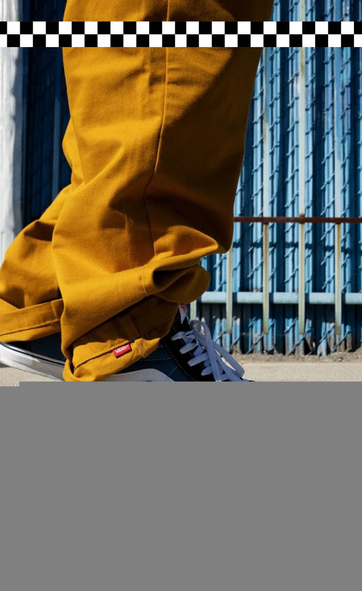 Shop Vans Shoes Yellow Trousers