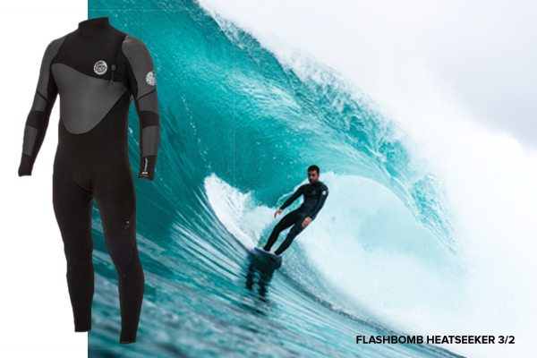 Mason reaping the rewards of the Search in a Flashbomb HeatSeeker Wetsuit