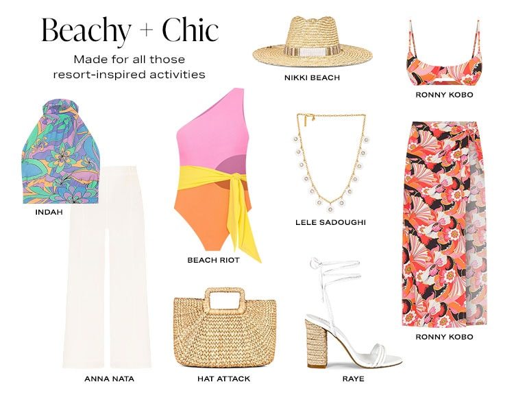 Beachy + Chic. Made for all those resort-inspired activities. Shop now.