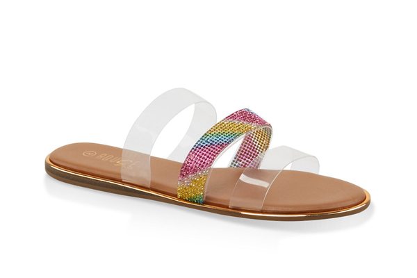 Triple Band Slide Sandals