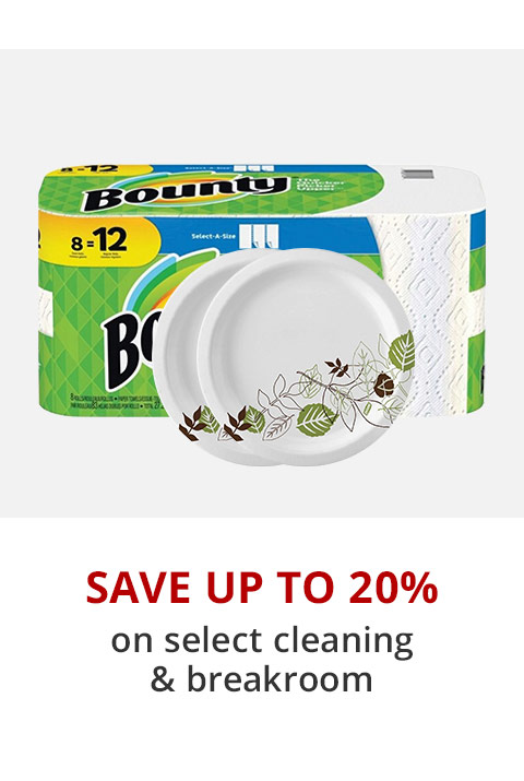 Save up to 20% on select Breakroom items