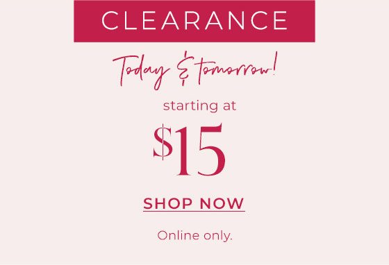 Shop Clearance