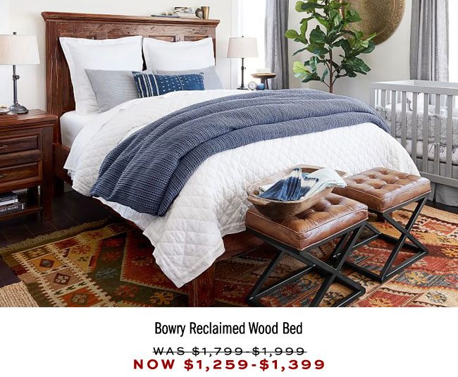 Bowry Reclaimed Wood Bed